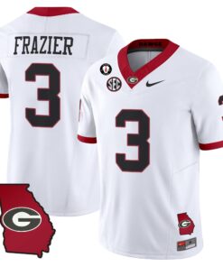 Georgia Bulldogs 2025 Georgia Map & Vince Dooley Patch Vapor Limited Jersey - All Stitched 86 17537643282120cbb9b6
