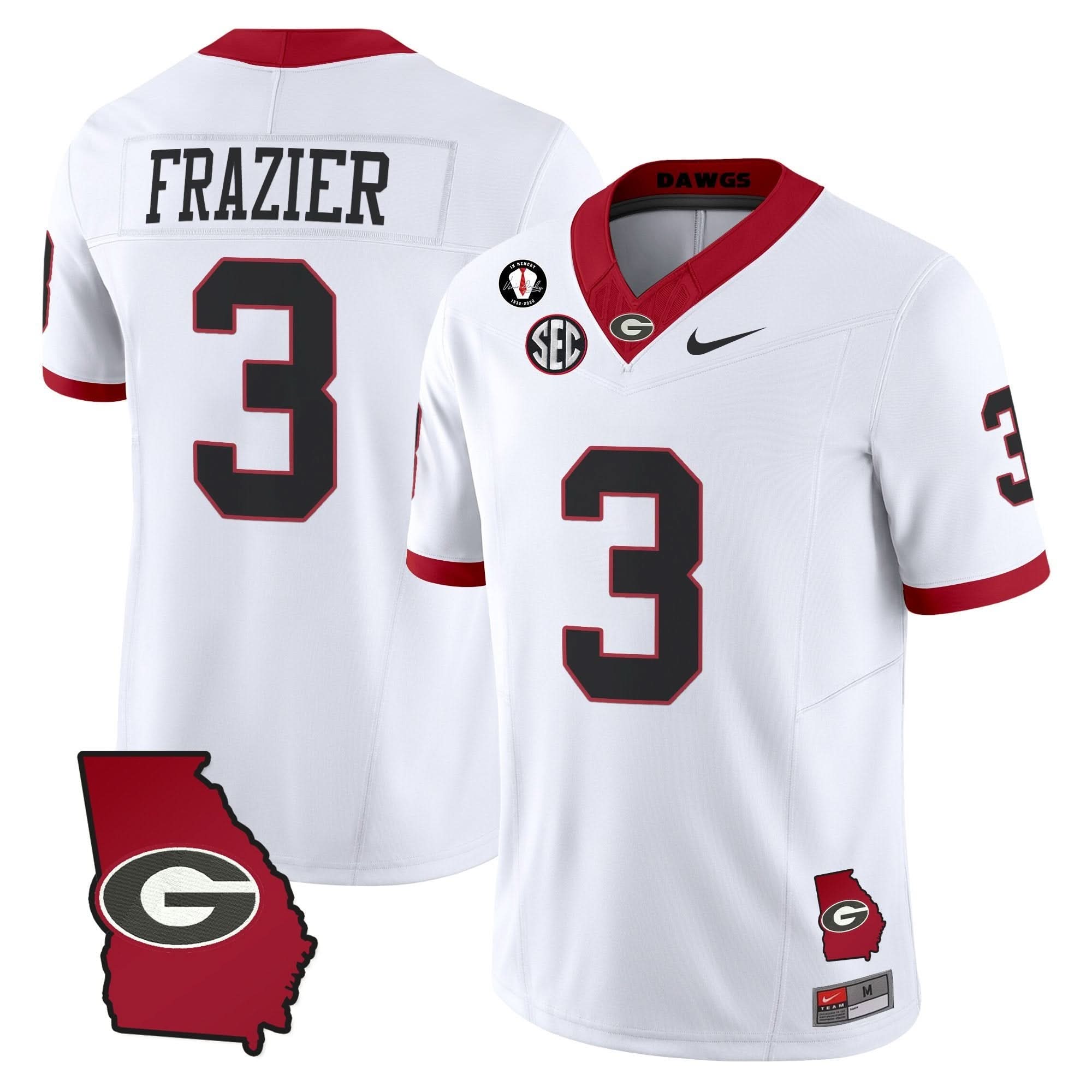 Georgia Bulldogs 2025 Georgia Map & Vince Dooley Patch Vapor Limited Jersey - All Stitched 39 Georgia Bulldogs 2025 Georgia Map & Vince Dooley Patch Vapor Limited Jersey - All Stitched - Image 39