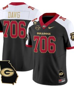 Georgia Bulldogs 2025 Georgia Map & Vince Dooley Patch Vapor Limited Jersey - All Stitched 59 1753764328285c8c2ee4