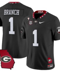 Georgia Bulldogs 2025 Georgia Map & Vince Dooley Patch Vapor Limited Jersey - All Stitched 78 1753764328539abefbcc