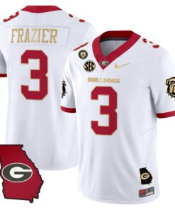 Georgia Bulldogs 2025 Georgia Map & Vince Dooley Patch Vapor Limited Jersey - All Stitched 60 17537643287347ebb7cb