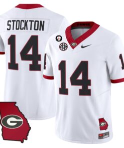Georgia Bulldogs 2025 Georgia Map & Vince Dooley Patch Vapor Limited Jersey - All Stitched 83 175376432890971c9e9a