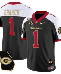 Georgia Bulldogs 2025 Georgia Map & Vince Dooley Patch Vapor Limited Jersey - All Stitched 91 1753764328934e3dc4d2