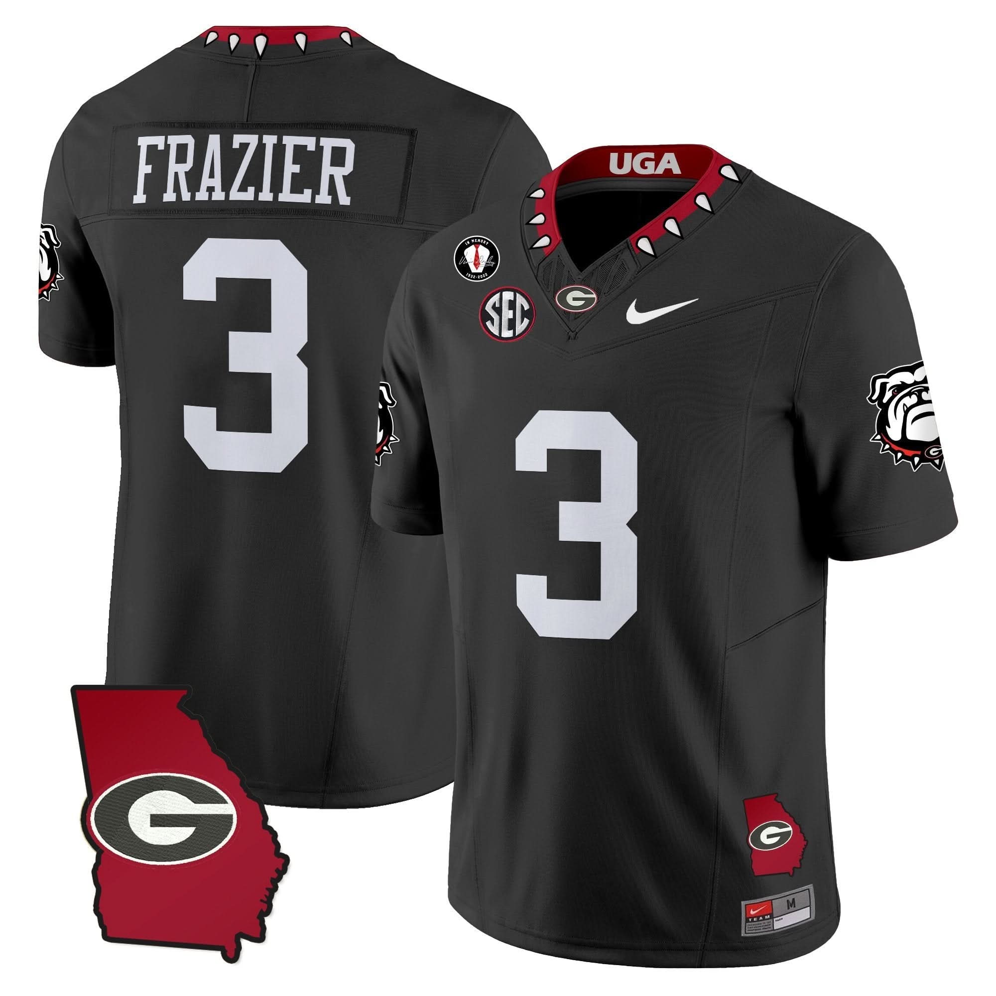 Georgia Bulldogs 2025 Georgia Map & Vince Dooley Patch Vapor Limited Jersey - All Stitched 30 Georgia Bulldogs 2025 Georgia Map & Vince Dooley Patch Vapor Limited Jersey - All Stitched - Image 30