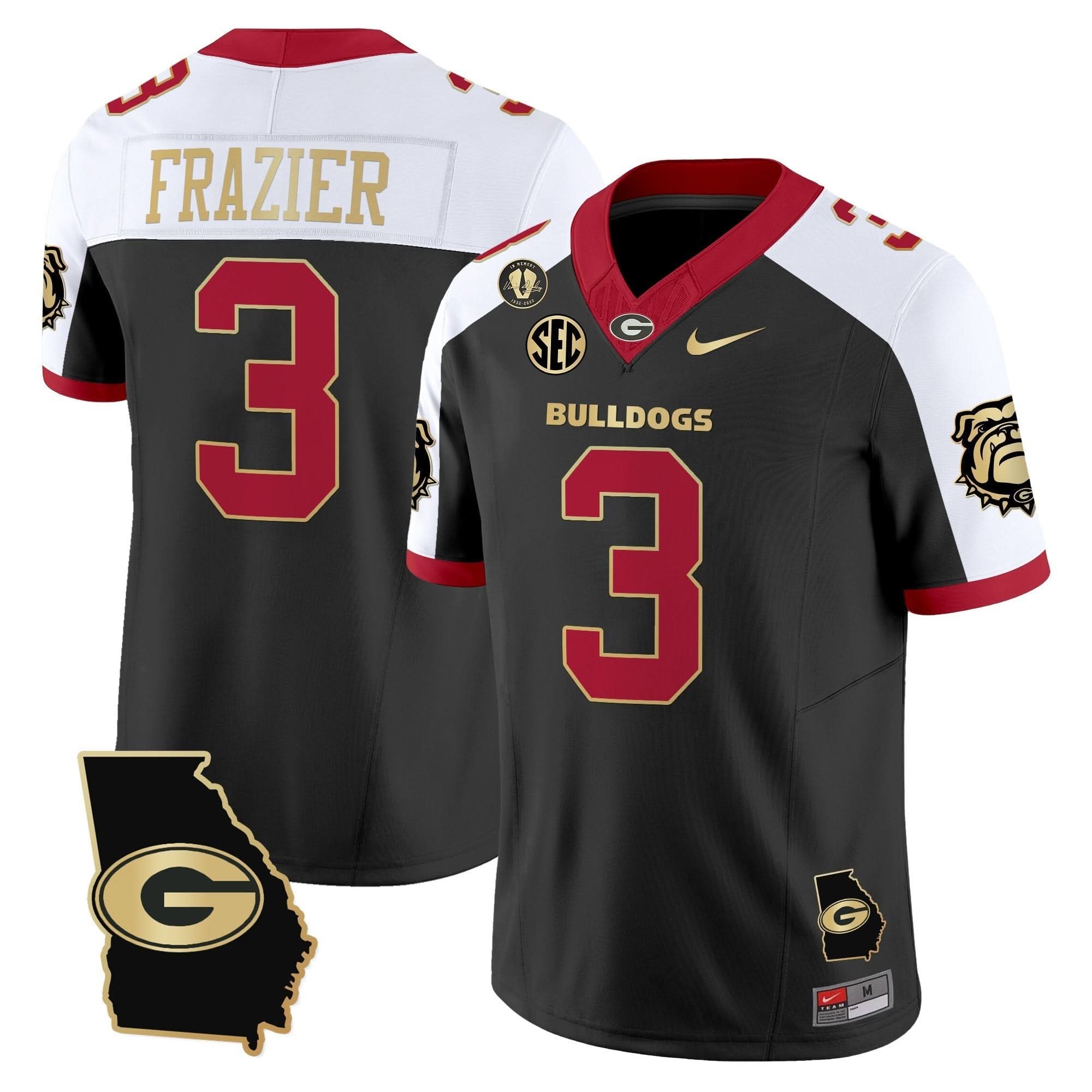 Georgia Bulldogs 2025 Georgia Map & Vince Dooley Patch Vapor Limited Jersey - All Stitched 34 Georgia Bulldogs 2025 Georgia Map & Vince Dooley Patch Vapor Limited Jersey - All Stitched - Image 34