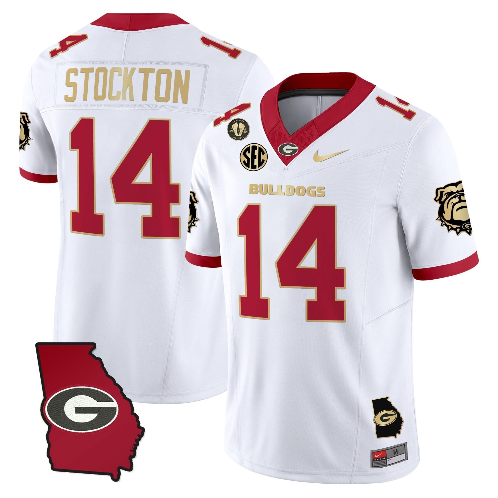 Georgia Bulldogs 2025 Georgia Map & Vince Dooley Patch Vapor Limited Jersey - All Stitched 9 Georgia Bulldogs 2025 Georgia Map & Vince Dooley Patch Vapor Limited Jersey - All Stitched - Image 9