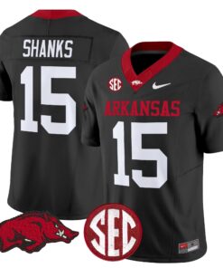 Alternative view of Arkansas Razorbacks Vapor Limited Jersey - All Stitched