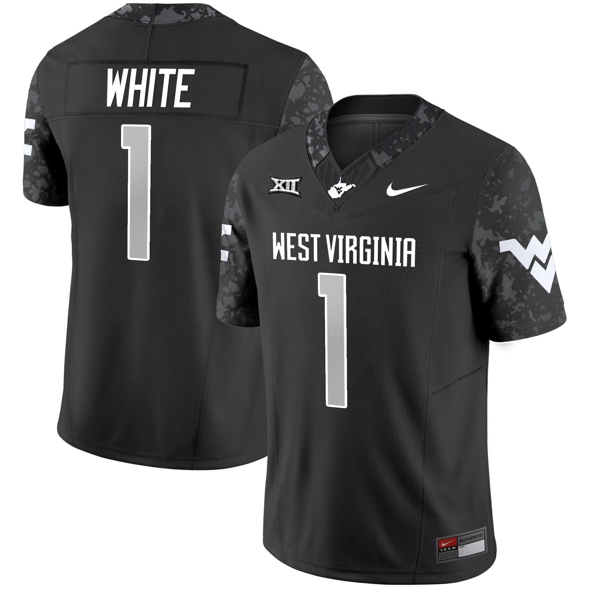 West Virginia Mountaineers 2025 Coal Rush Vapor Limited Jersey - All Stitched 11 West Virginia Mountaineers 2025 Coal Rush Vapor Limited Jersey - All Stitched - Image 11