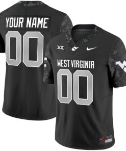 Custom West Virginia Mountaineers Jersey 2025 Coal Rush Vapor Limited All Stitched