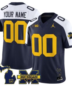 Custom Michigan Wolverines Jersey Name, Number  2025 Vapor Limited All Stitched