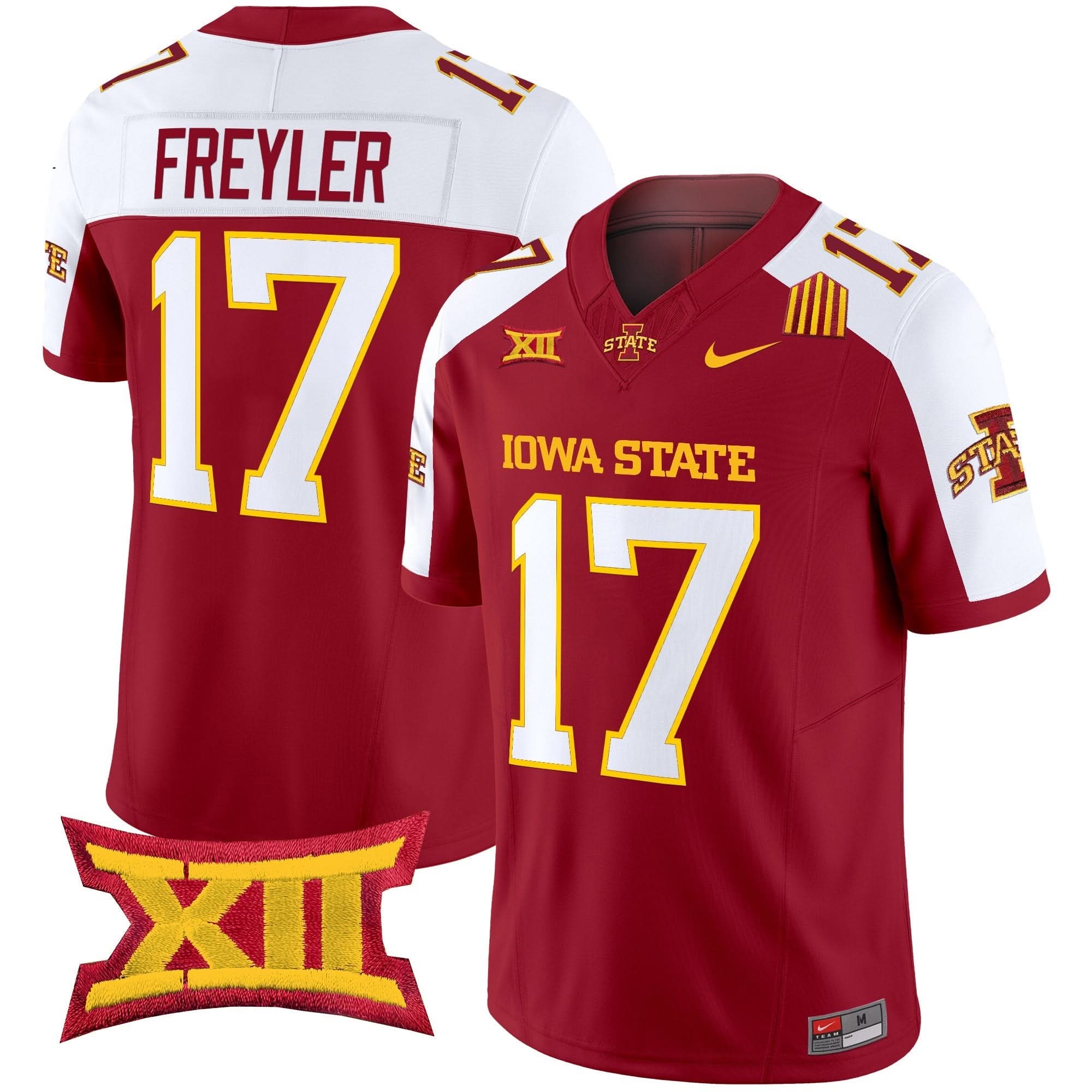 Iowa State Cyclones 2025 Vapor Limited Jersey - All Stitched 53 Iowa State Cyclones 2025 Vapor Limited Jersey - All Stitched - Image 53