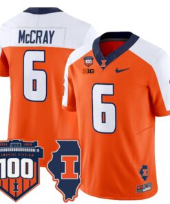 Illinois Fighting Illini 100th Memorial Stadium Patch Vapor Limited Jersey - All Stitched 94 1754023695233