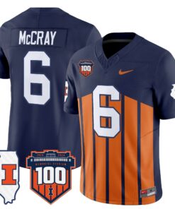 Illinois Fighting Illini 100th Memorial Stadium Patch Vapor Limited Jersey - All Stitched 83 1754023695274
