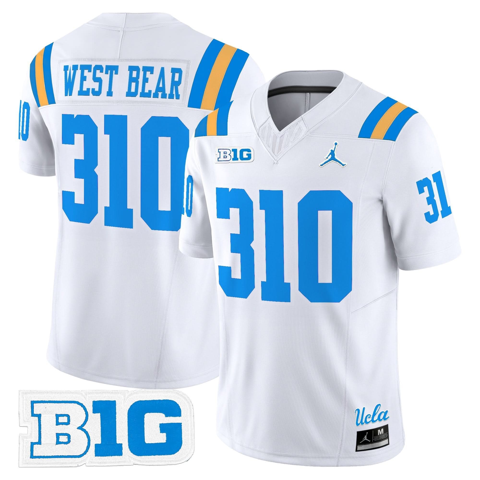UCLA Bruins 2025 Vapor Limited Jersey - All Stitched 16 UCLA Bruins 2025 Vapor Limited Jersey - All Stitched - Image 16