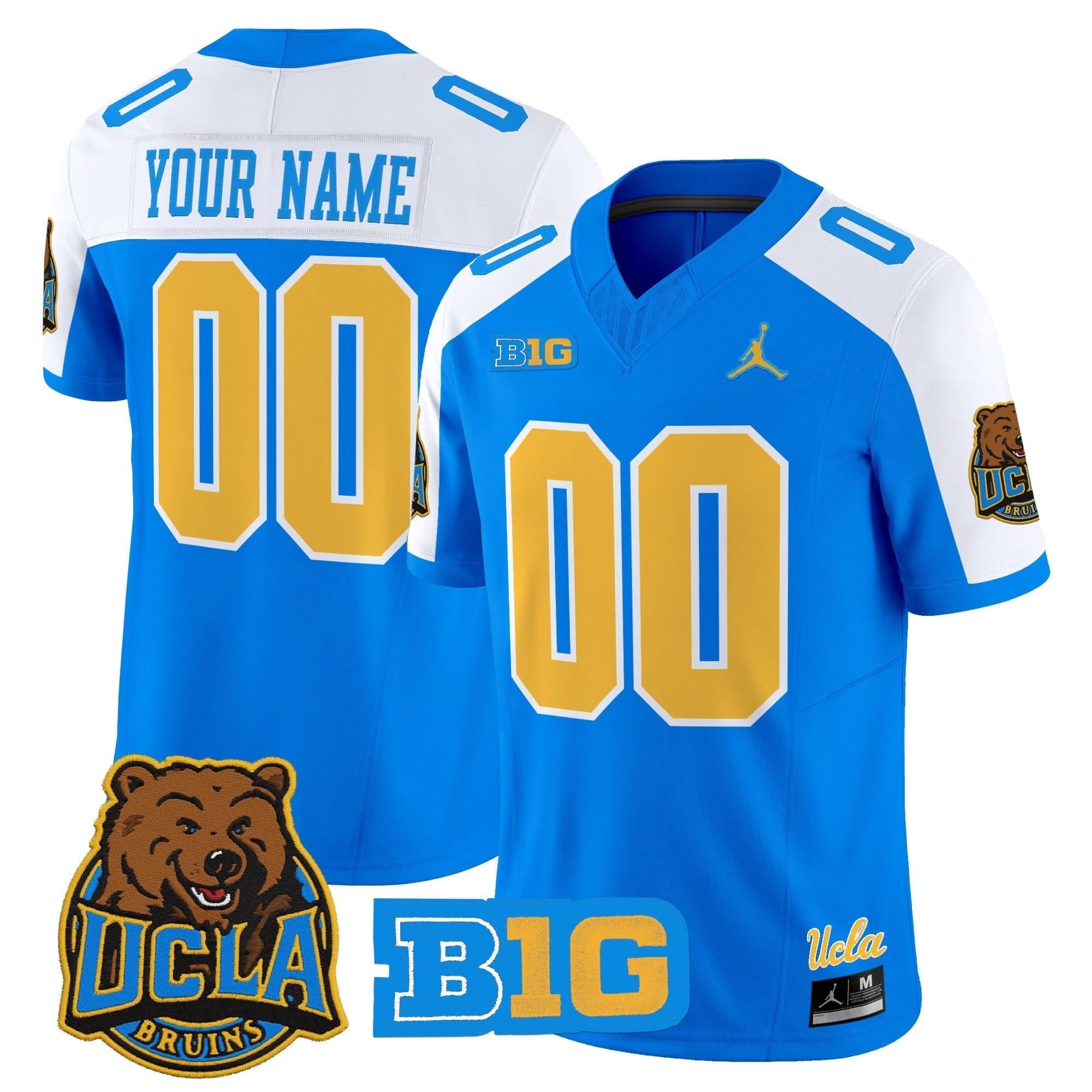 Custom UCLA Bruins Jersey Name, Number 2025 Vapor Limited - All Stitched 1 Custom UCLA Bruins Jersey Name, Number 2025 Vapor Limited - All Stitched