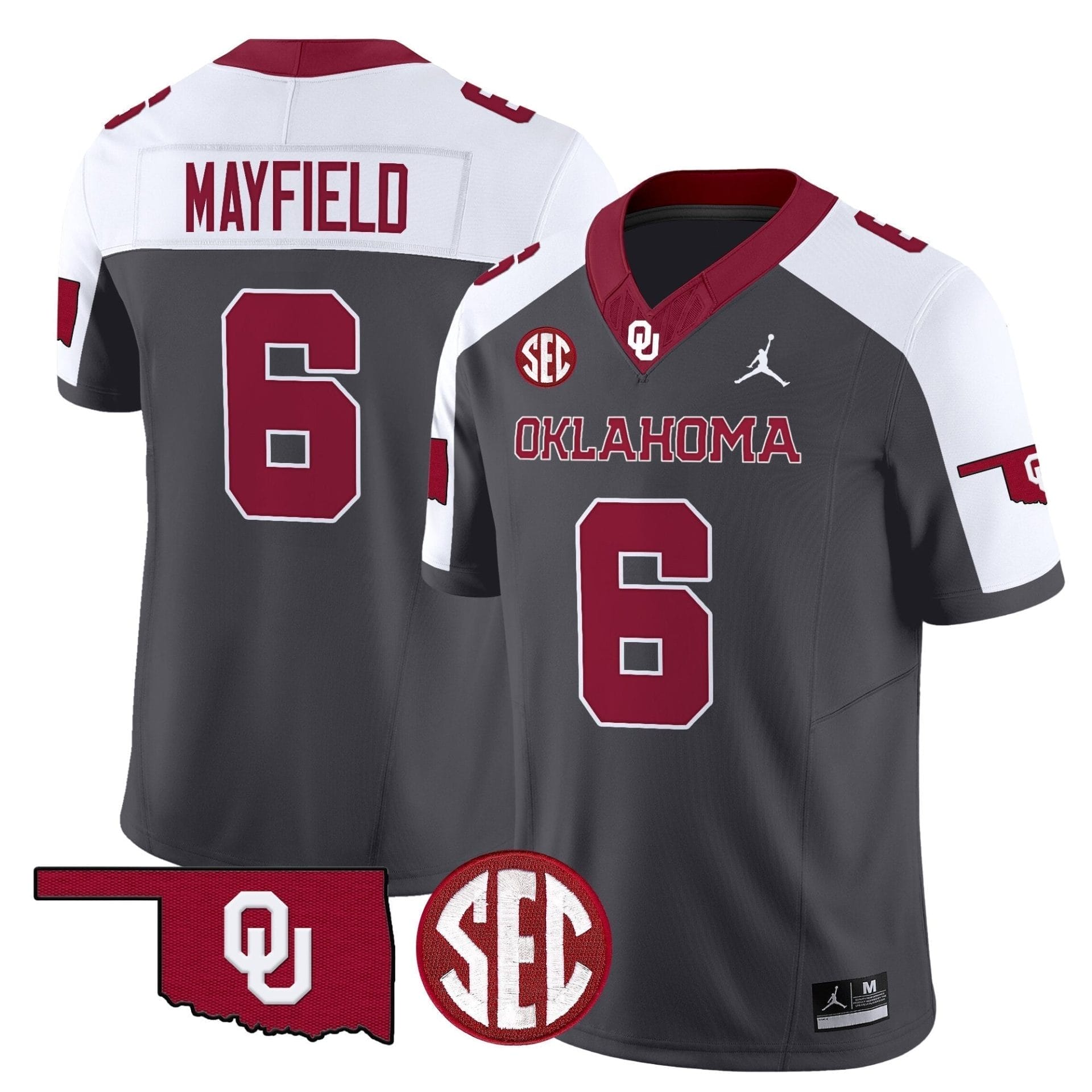 Oklahoma Sooners 2025 Vapor Limited Jersey - All Stitched 37 Oklahoma Sooners 2025 Vapor Limited Jersey - All Stitched - Image 37