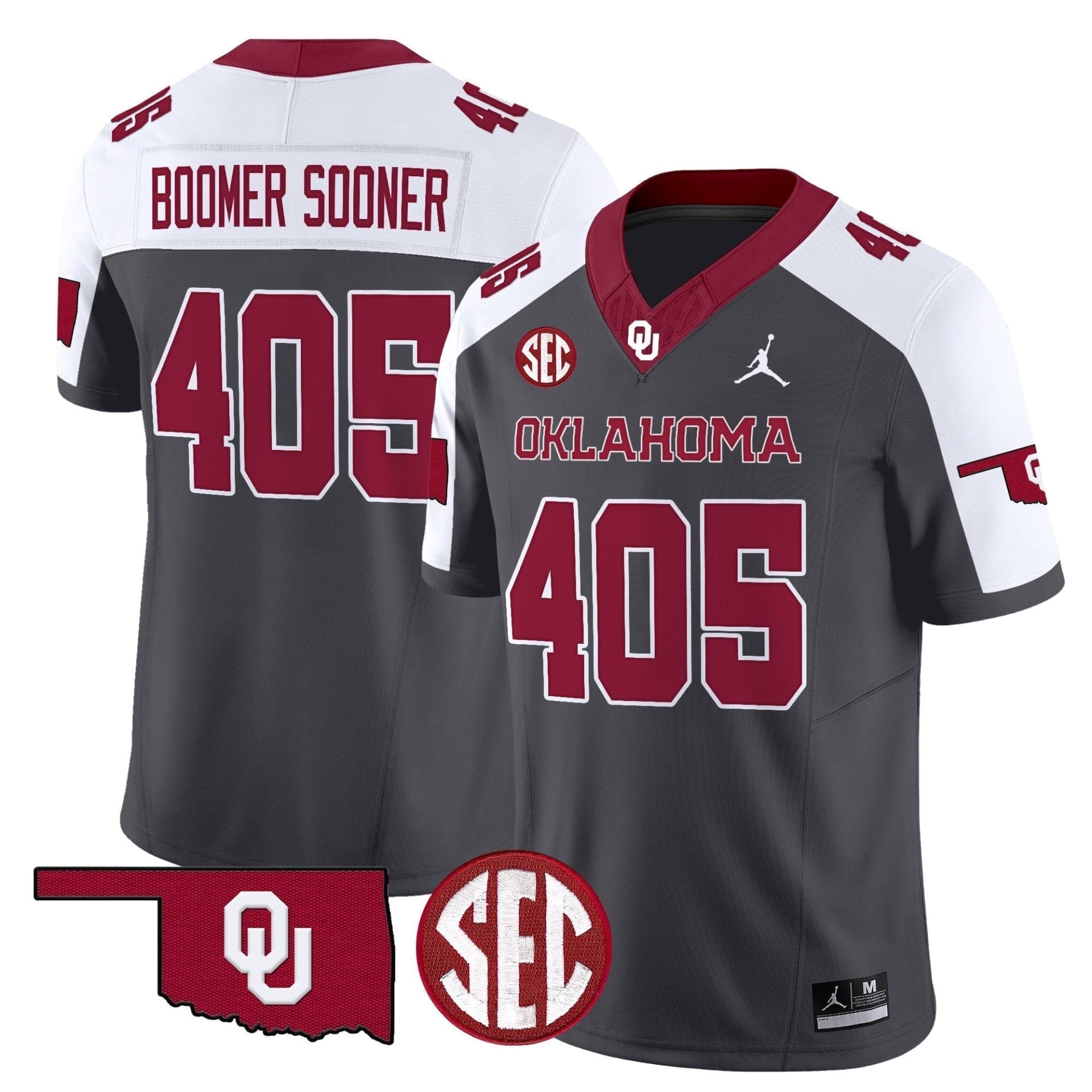Oklahoma Sooners 2025 Vapor Limited Jersey - All Stitched 8 Oklahoma Sooners 2025 Vapor Limited Jersey - All Stitched - Image 8