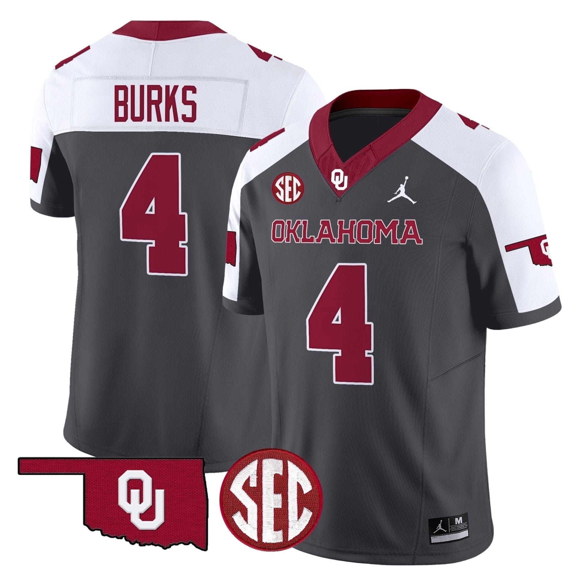 Oklahoma Sooners 2025 Vapor Limited Jersey - All Stitched 36 Oklahoma Sooners 2025 Vapor Limited Jersey - All Stitched - Image 36