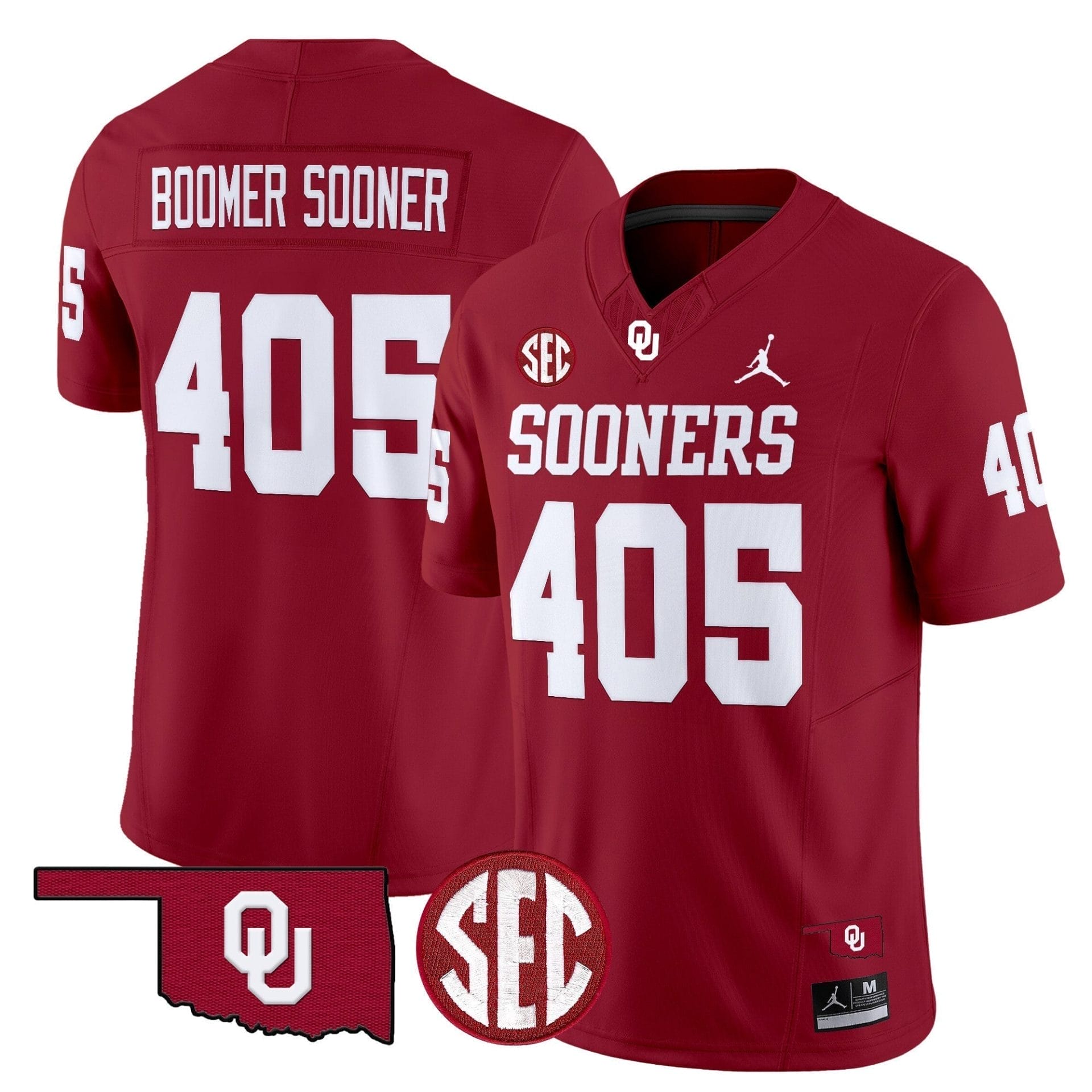 Oklahoma Sooners 2025 Vapor Limited Jersey - All Stitched 3 Oklahoma Sooners 2025 Vapor Limited Jersey - All Stitched - Image 3