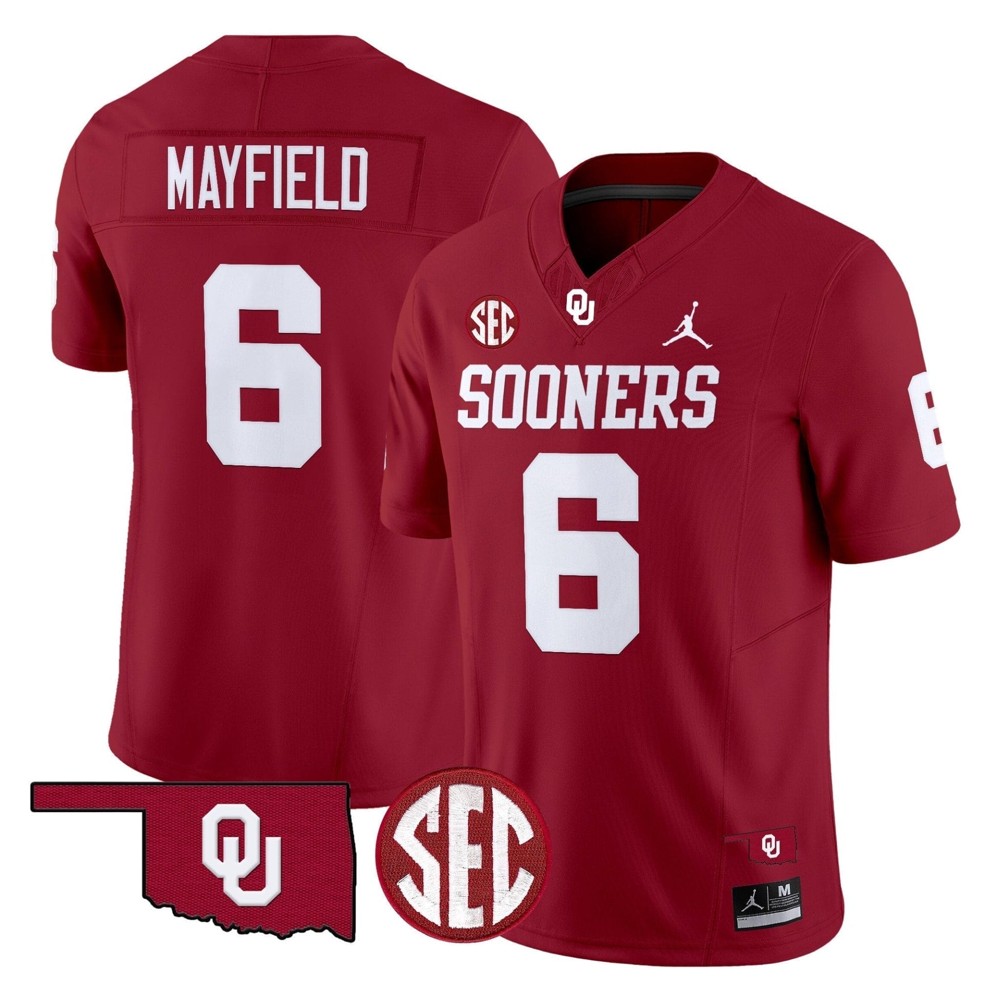 Oklahoma Sooners 2025 Vapor Limited Jersey - All Stitched 10 Oklahoma Sooners 2025 Vapor Limited Jersey - All Stitched - Image 10