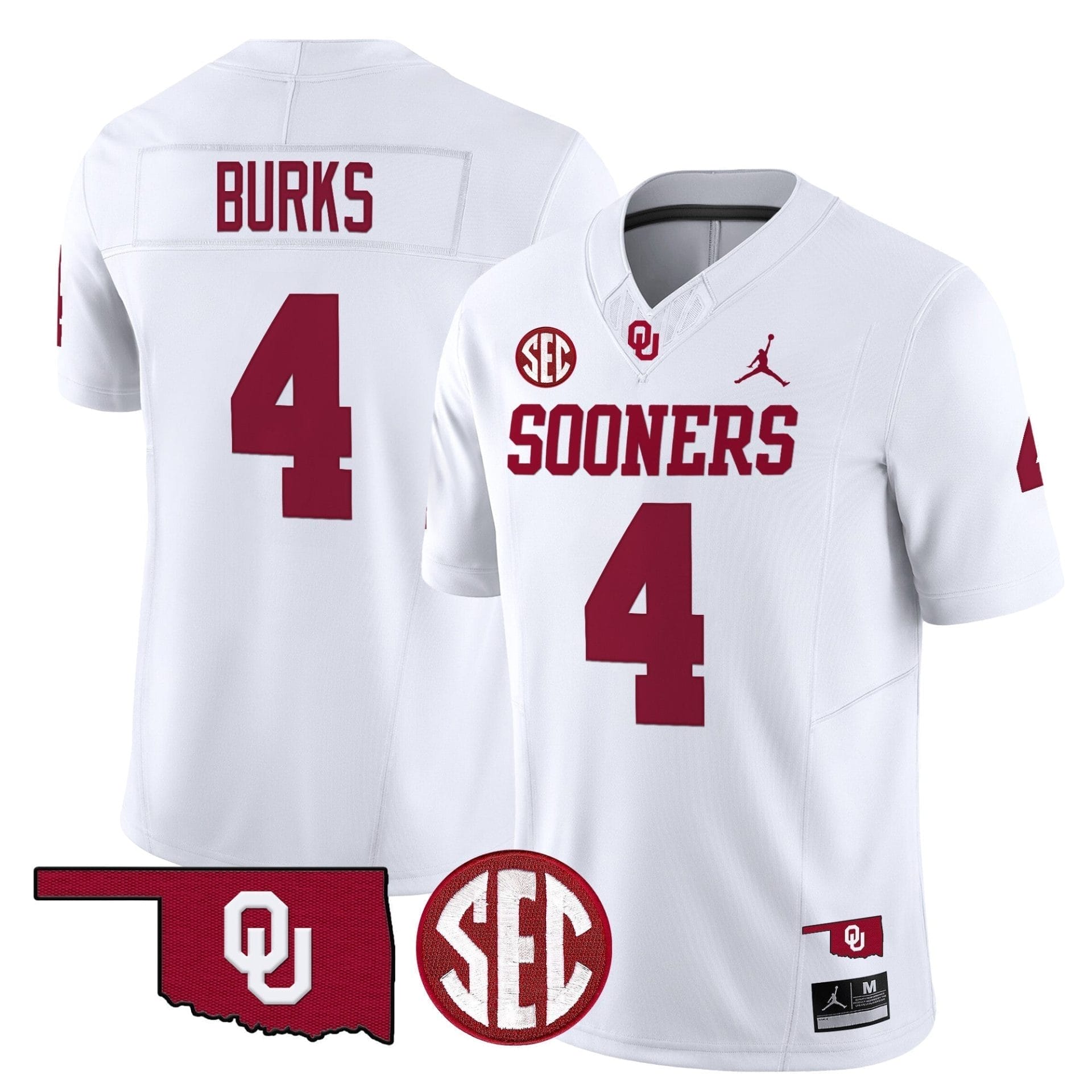 Oklahoma Sooners 2025 Vapor Limited Jersey - All Stitched 19 Oklahoma Sooners 2025 Vapor Limited Jersey - All Stitched - Image 19
