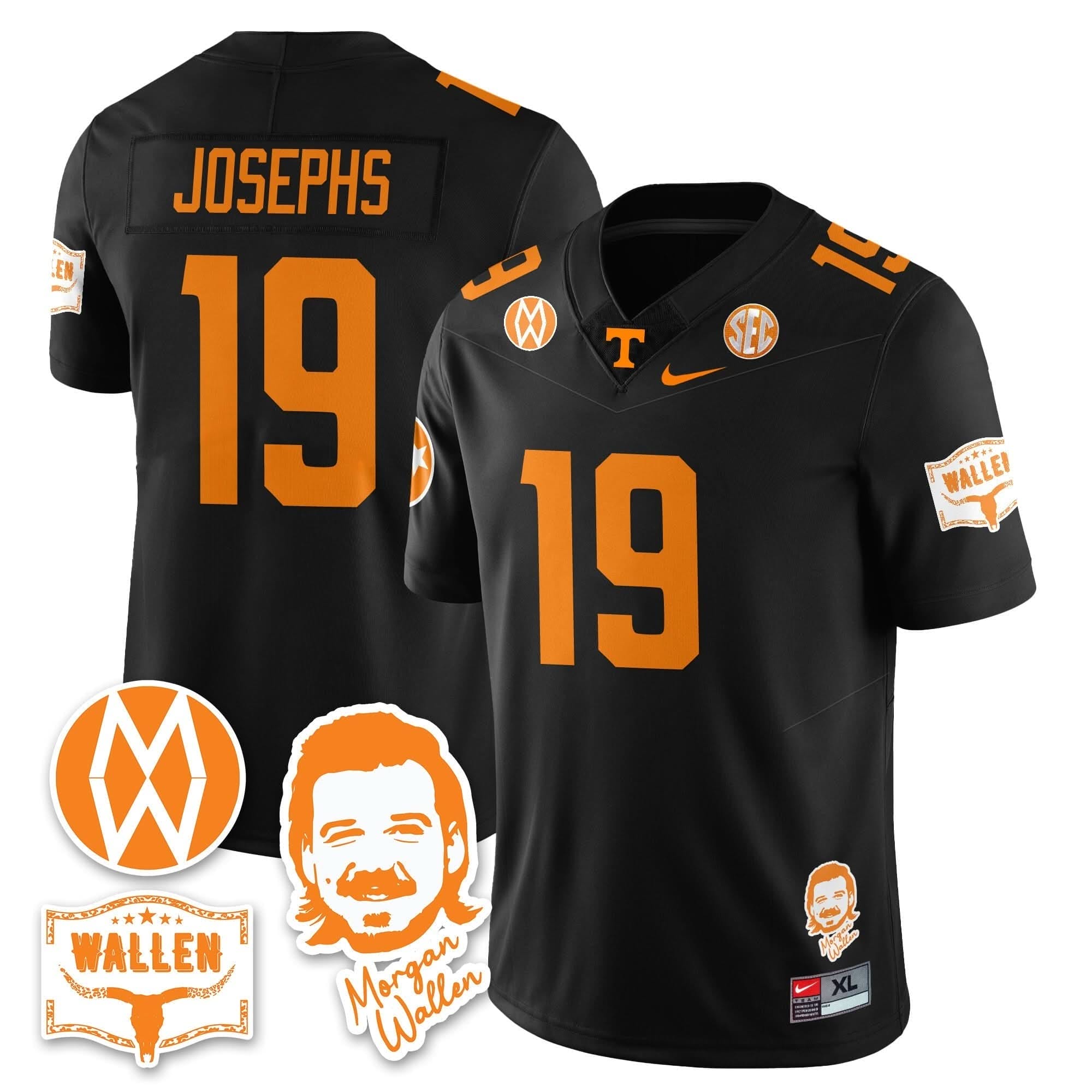 Tennessee Volunteers Morgan Wallen 2025 Jersey - All Stitched 28 Tennessee Volunteers Morgan Wallen 2025 Jersey - All Stitched - Image 28