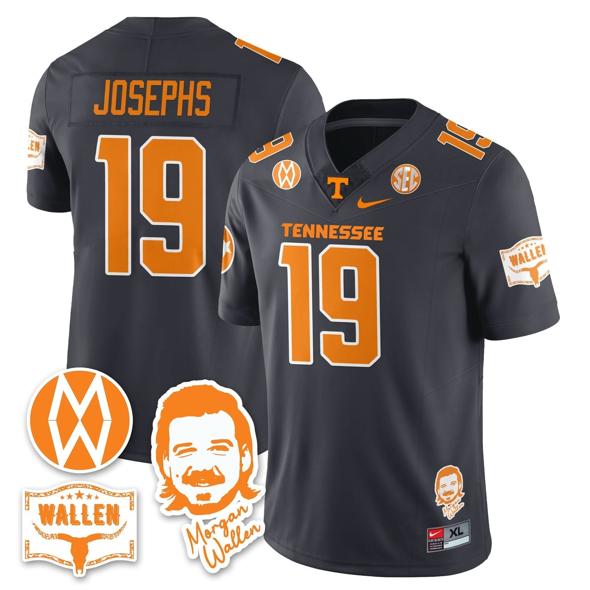 Tennessee Volunteers Morgan Wallen 2025 Jersey - All Stitched 10 Tennessee Volunteers Morgan Wallen 2025 Jersey - All Stitched - Image 10