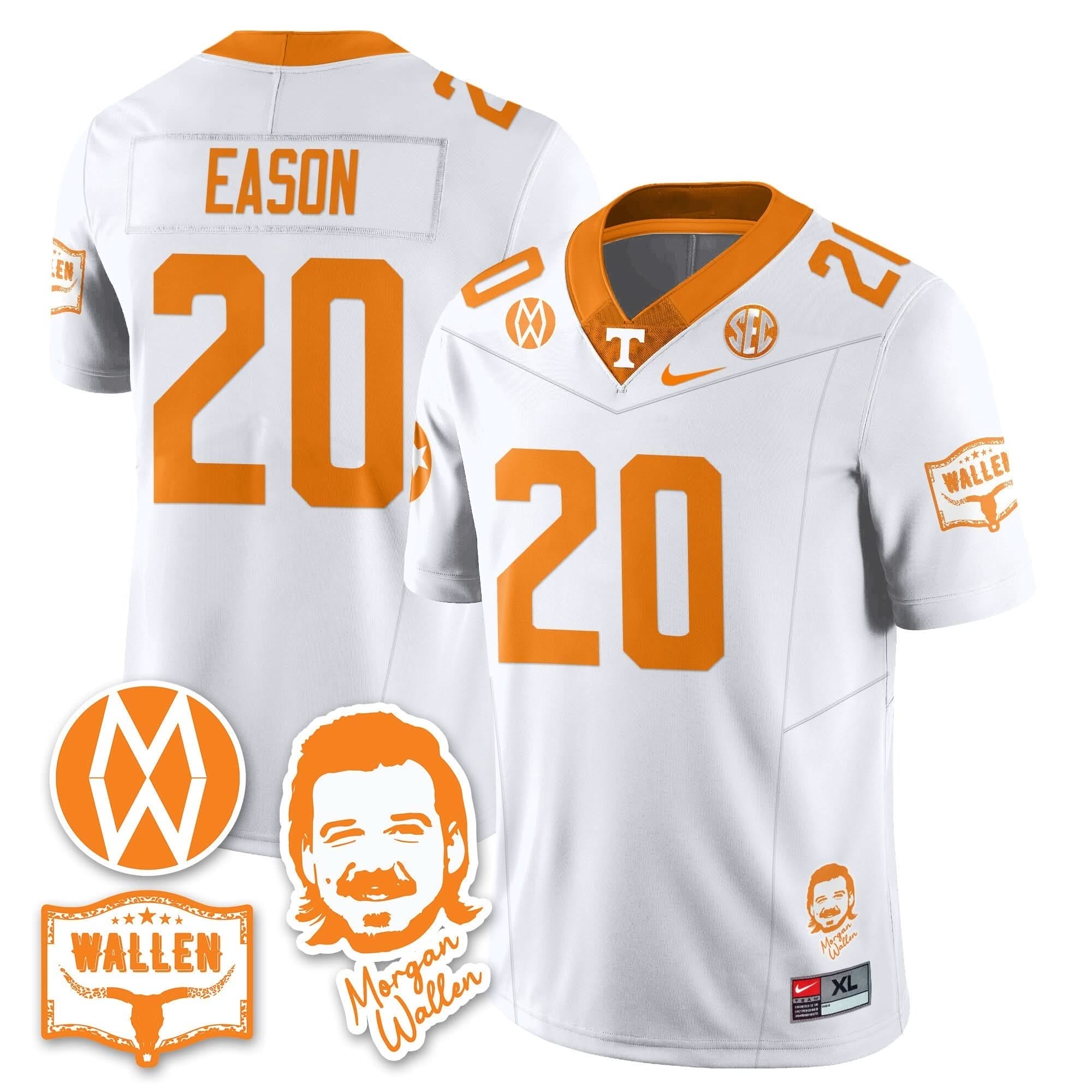 Tennessee Volunteers Morgan Wallen 2025 Jersey - All Stitched 37 Tennessee Volunteers Morgan Wallen 2025 Jersey - All Stitched - Image 37