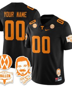 Custom Tennessee Volunteers Jersey Name, Number Morgan Wallen 2025 All Stitched