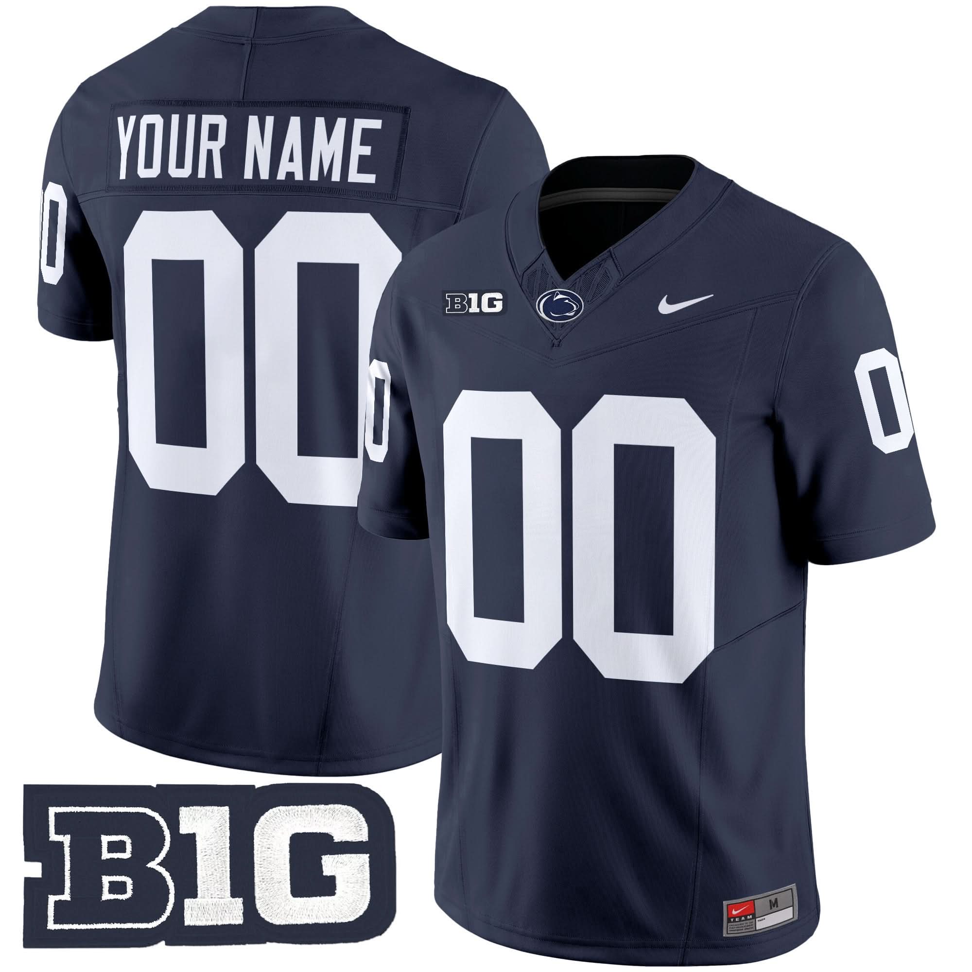 Custom Penn State Nittany Lions Jersey 2025 Vapor Limited - All Stitched 2 Custom Penn State Nittany Lions Jersey 2025 Vapor Limited - All Stitched - Image 2