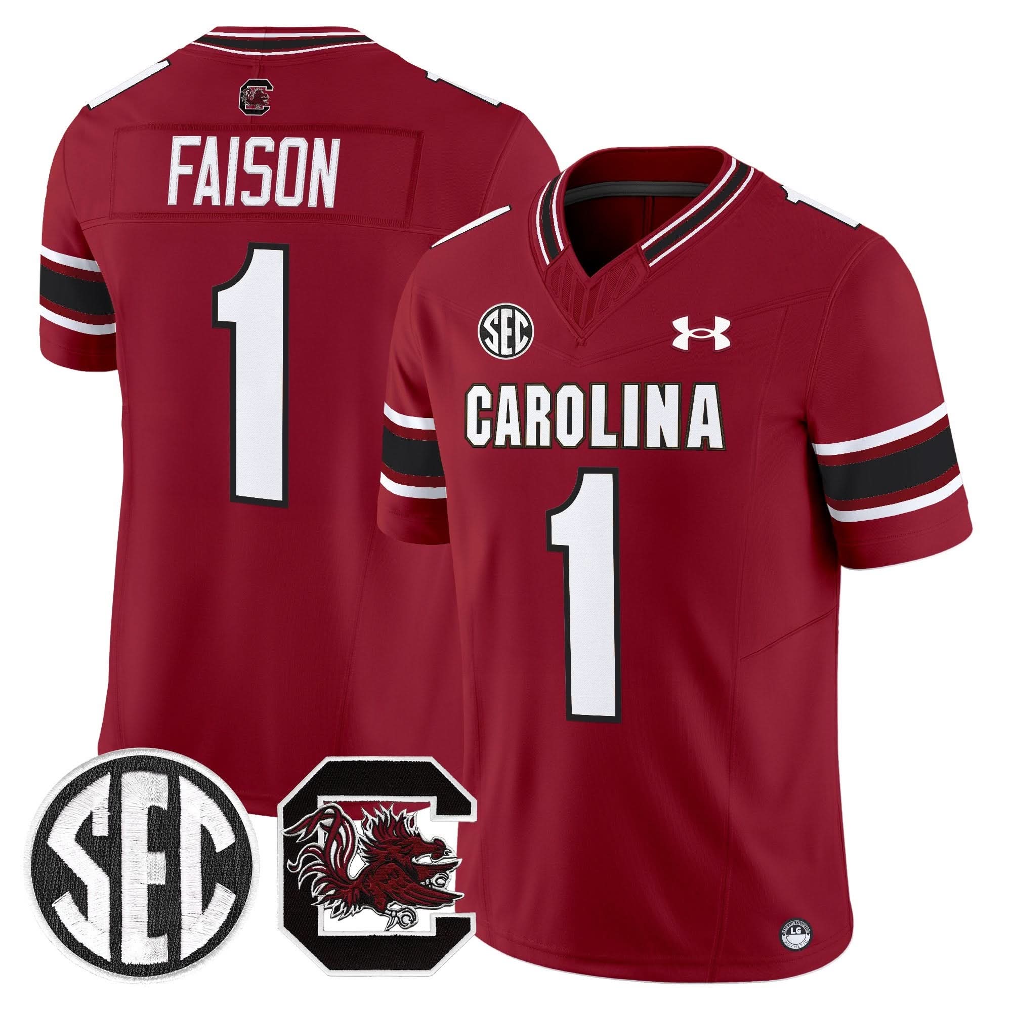 South Carolina Gamecocks 2025 Vapor Limited Jersey - All Stitched 25 South Carolina Gamecocks 2025 Vapor Limited Jersey - All Stitched - Image 25