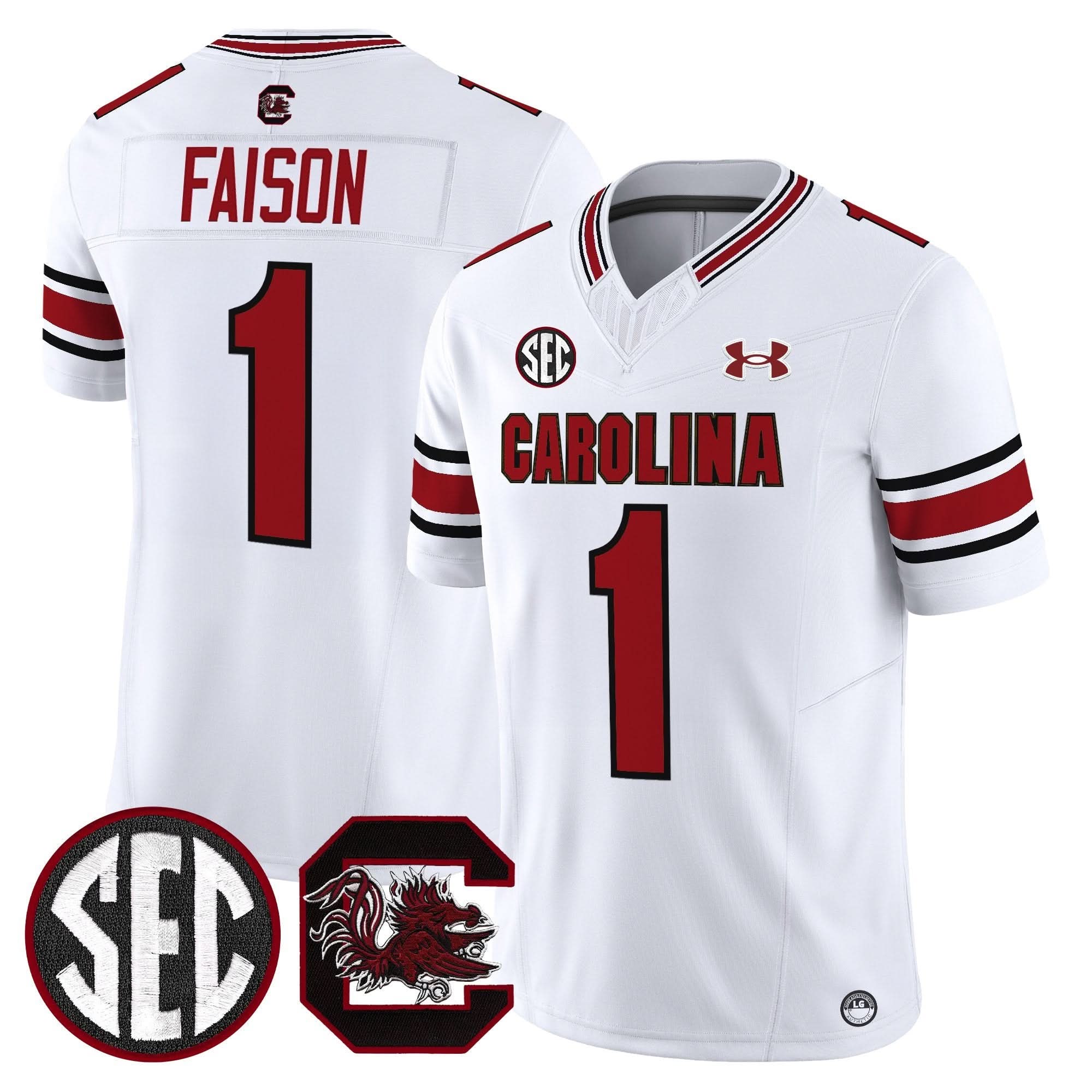 South Carolina Gamecocks 2025 Vapor Limited Jersey - All Stitched 38 South Carolina Gamecocks 2025 Vapor Limited Jersey - All Stitched - Image 38
