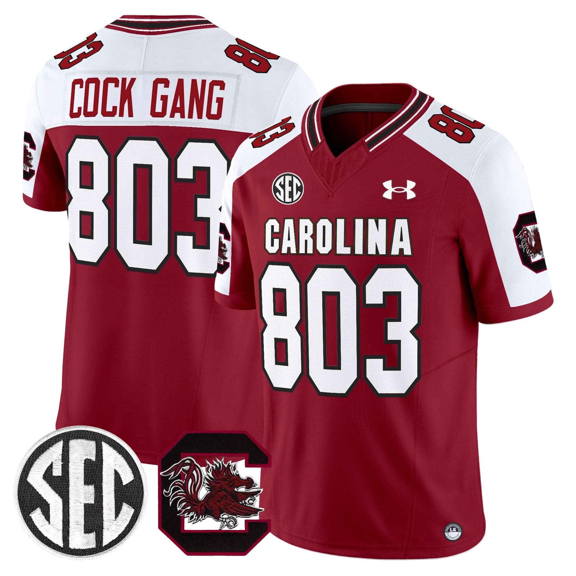 South Carolina Gamecocks 2025 Vapor Limited Jersey - All Stitched 3 South Carolina Gamecocks 2025 Vapor Limited Jersey - All Stitched - Image 3