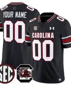 Alternative view of Custom South Carolina Gamecocks Jersey 2025 Vapor Limited - All Stitched