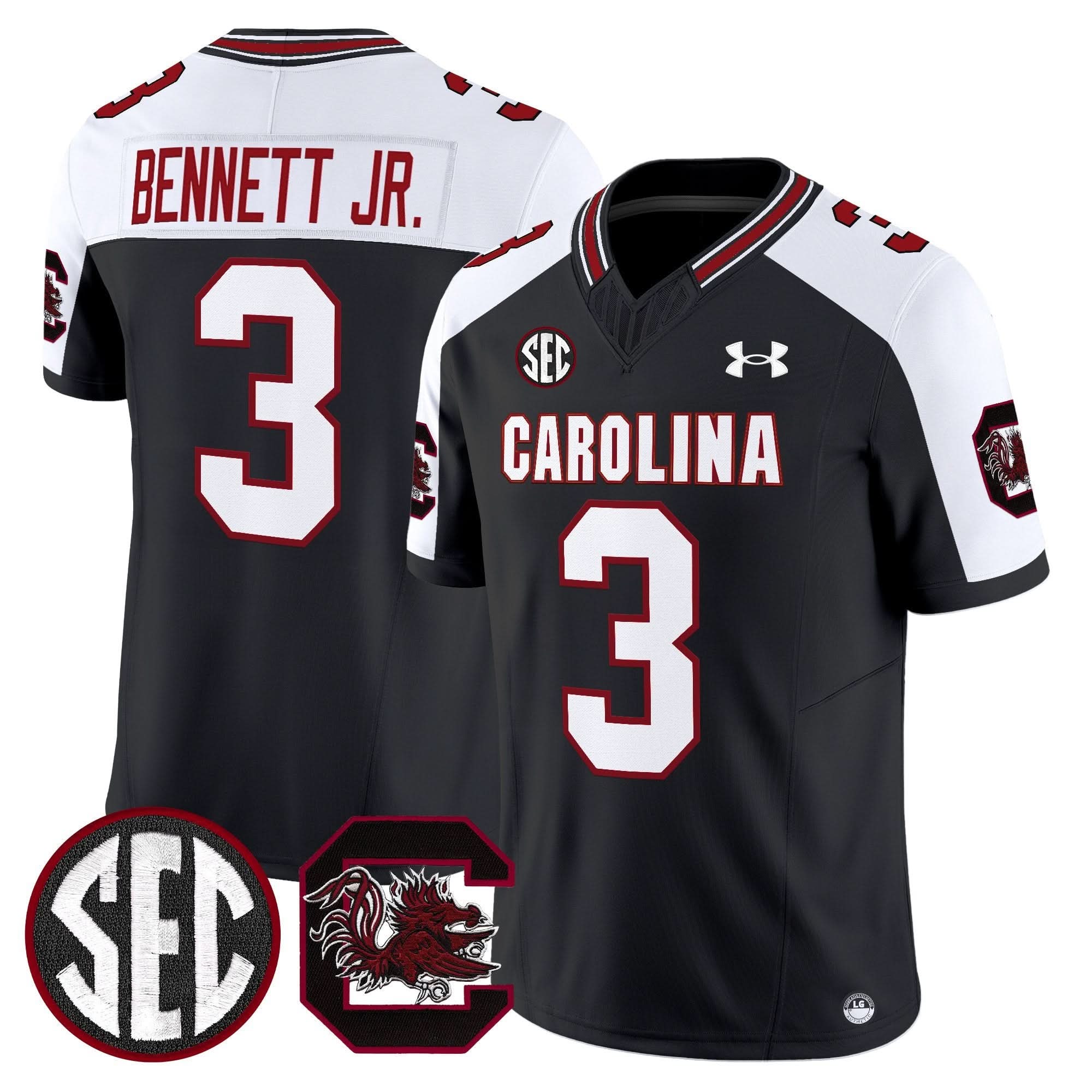 South Carolina Gamecocks 2025 Vapor Limited Jersey - All Stitched 17 South Carolina Gamecocks 2025 Vapor Limited Jersey - All Stitched - Image 17