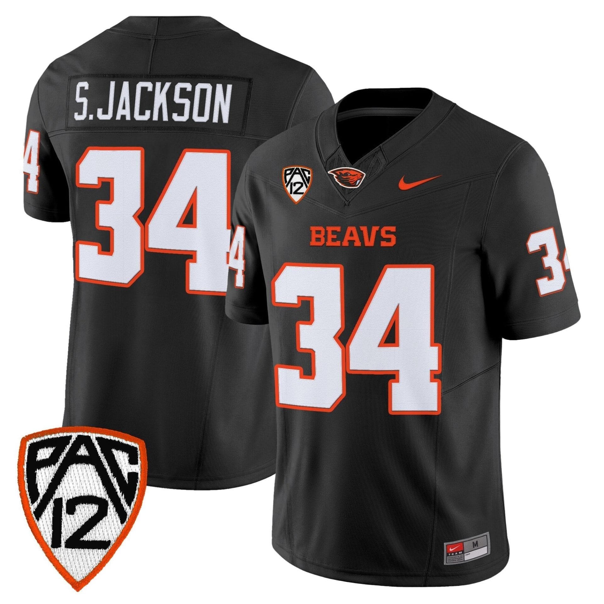 Oregon State Beavers 2025 Vapor Limited Jersey - All Stitched 38 Oregon State Beavers 2025 Vapor Limited Jersey - All Stitched - Image 38