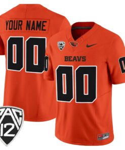 Alternative view of Custom Oregon State Beavers Jersey Name, Number 2025 Vapor Limited All Stitched