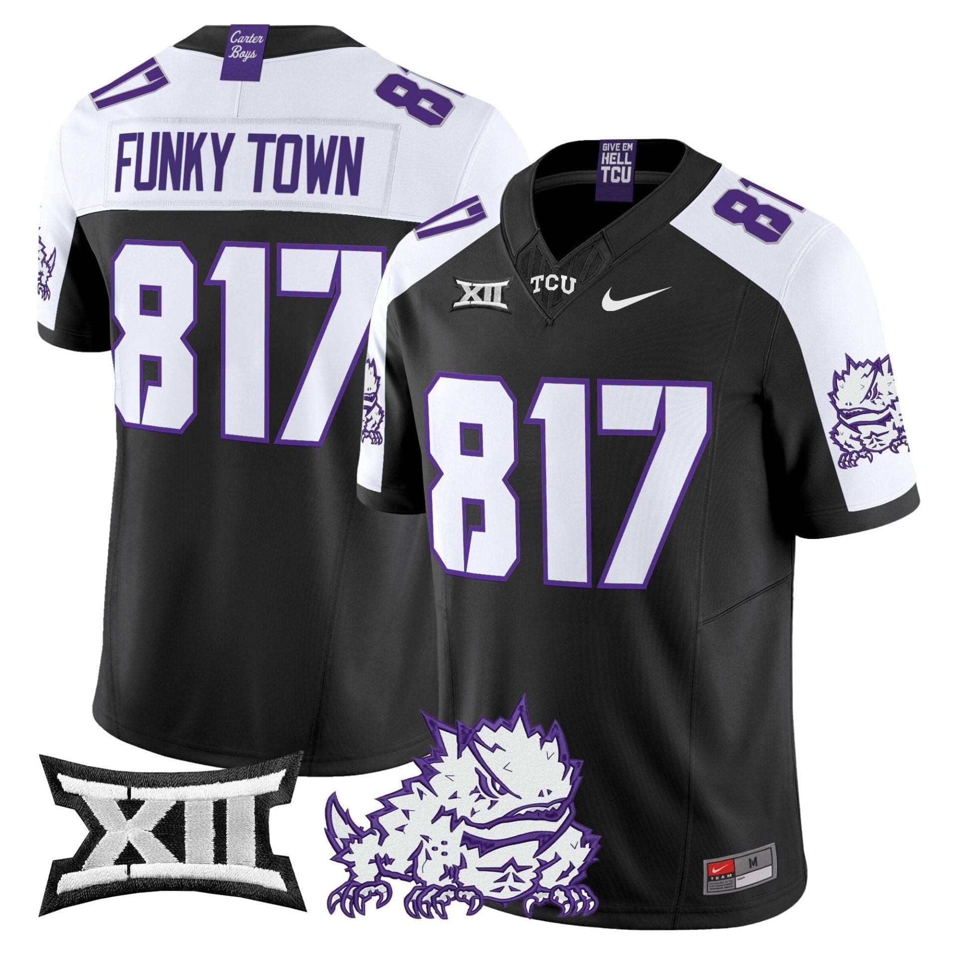 TCU Horned Frogs 2025 Vapor Limited Jersey - All stitched 12 TCU Horned Frogs 2025 Vapor Limited Jersey - All stitched - Image 12