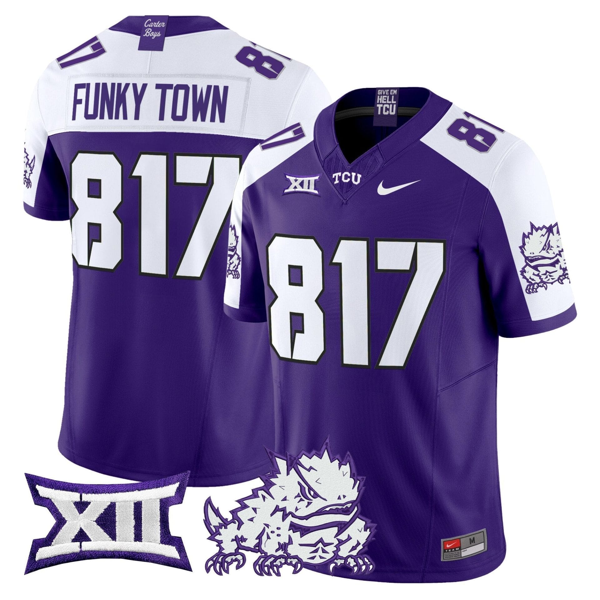 TCU Horned Frogs 2025 Vapor Limited Jersey - All stitched 4 TCU Horned Frogs 2025 Vapor Limited Jersey - All stitched - Image 4