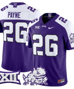 TCU Horned Frogs 2025 Vapor Limited Jersey - All stitched 67 1754965645950