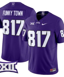 Alternative view of TCU Horned Frogs 2025 Vapor Limited Jersey - All stitched