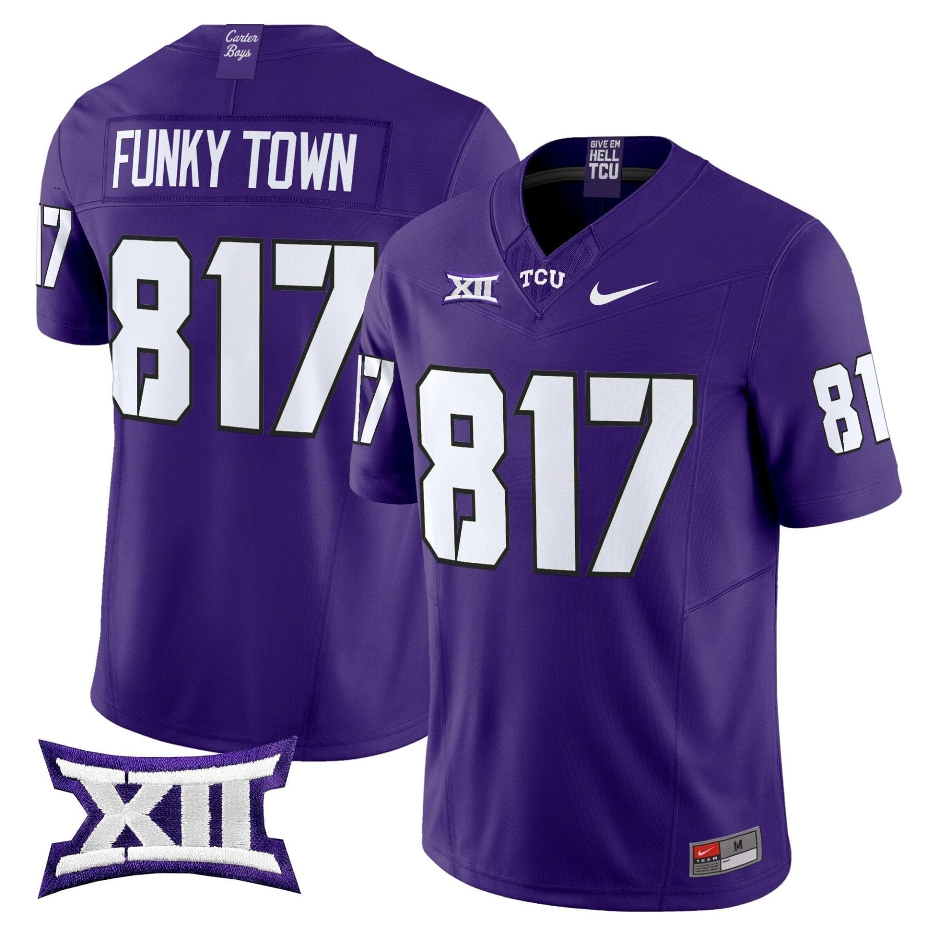 TCU Horned Frogs 2025 Vapor Limited Jersey - All stitched 2 TCU Horned Frogs 2025 Vapor Limited Jersey - All stitched - Image 2