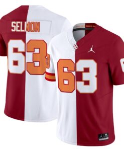 Alternative view of Oklahoma Sooners Split Vapor Limited Jersey - All Stitched