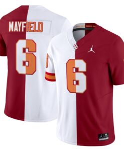 Oklahoma Sooners Split Vapor Limited Jersey - All Stitched