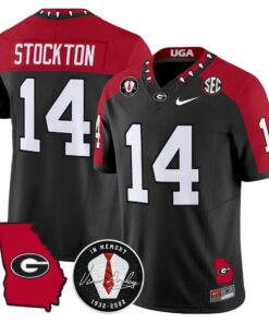 Georgia Bulldogs 2025 Color Sleeves Vapor Limited Jersey - All Stitched