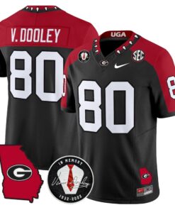 Georgia Bulldogs 2025 Color Sleeves Vapor Limited Jersey - All Stitched 53 1755078429334
