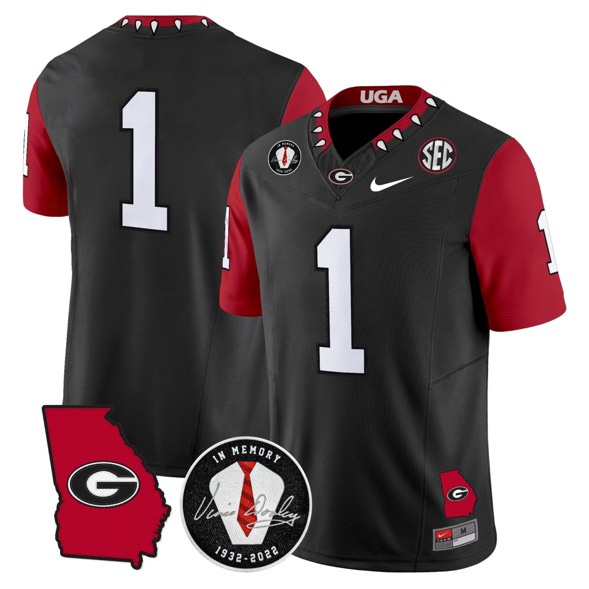 Georgia Bulldogs 2025 Color Sleeves Vapor Limited Jersey - All Stitched 31 Georgia Bulldogs 2025 Color Sleeves Vapor Limited Jersey - All Stitched - Image 31
