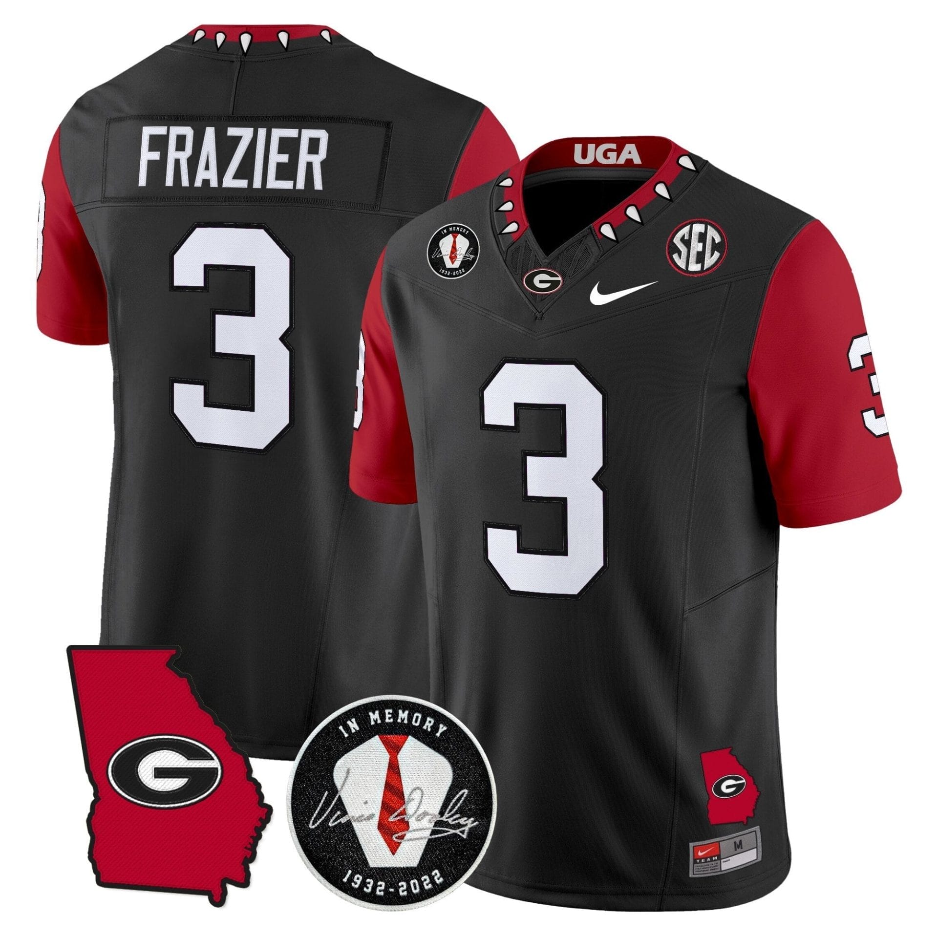 Georgia Bulldogs 2025 Color Sleeves Vapor Limited Jersey - All Stitched 27 Georgia Bulldogs 2025 Color Sleeves Vapor Limited Jersey - All Stitched - Image 27