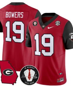 Georgia Bulldogs 2025 Color Sleeves Vapor Limited Jersey - All Stitched 39 1755078432985