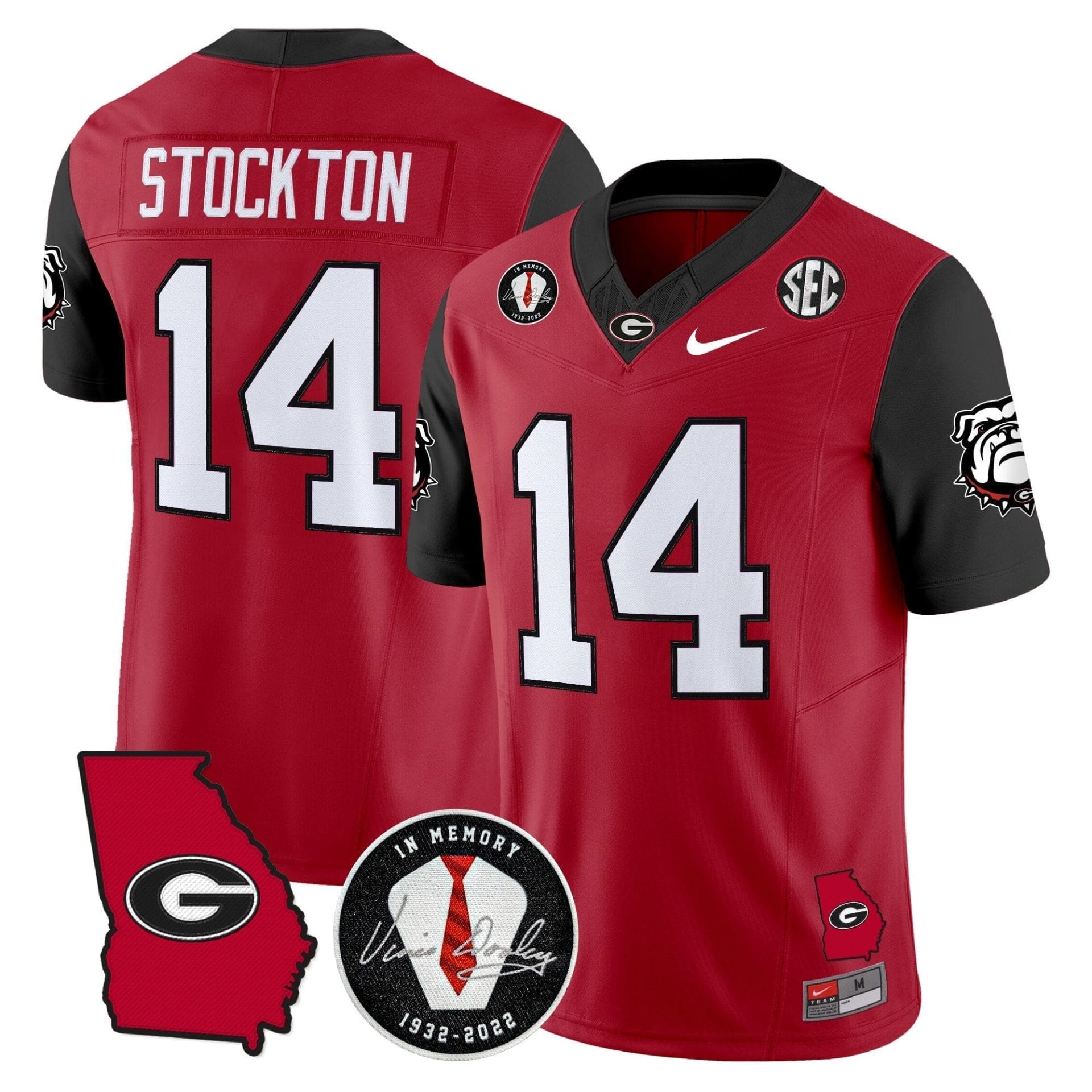 Georgia Bulldogs 2025 Color Sleeves Vapor Limited Jersey - All Stitched 32 Georgia Bulldogs 2025 Color Sleeves Vapor Limited Jersey - All Stitched - Image 32